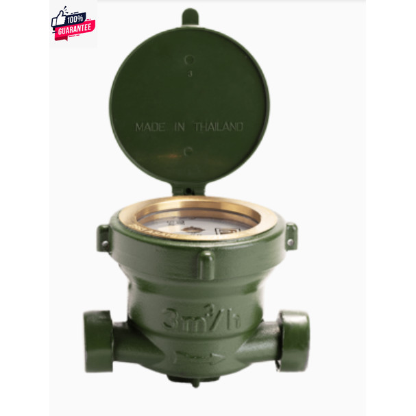 Sanwa มิเตอร์น้ำ/มาตรวัดน้ำ 1/2" SV15 ครชุด มาตรน้ำ มาตรวัดน้ำ SANWA มิเตอร์น้ำ ขนาด 4 หุน ทองเหลือง