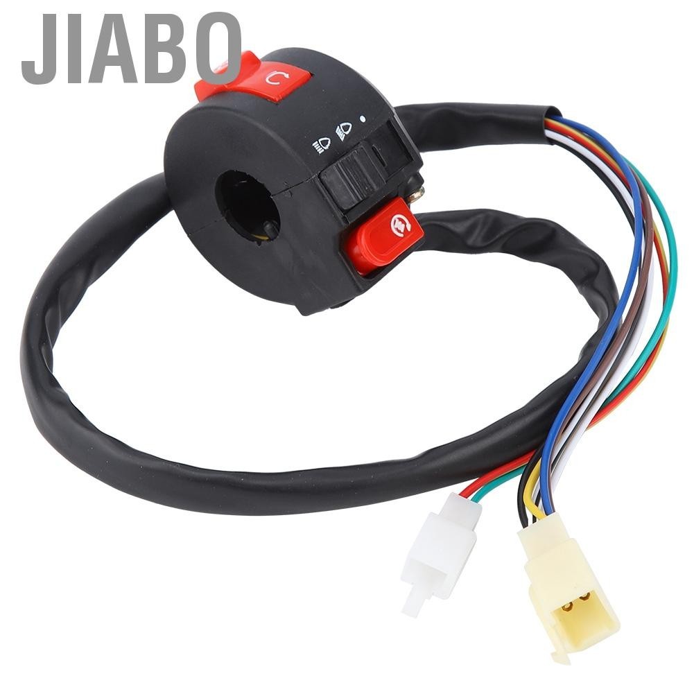 Jiabo 22MM Universal High Reliability Start Stop Switch Push Button for Motorcycle Handlebar Part