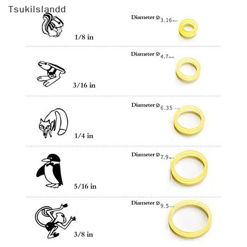 Tsukilslandd ขายร ้ อน 100pc/1bag ยางรัดจัดฟันยางรัดผมยางรัดผมใหม ่