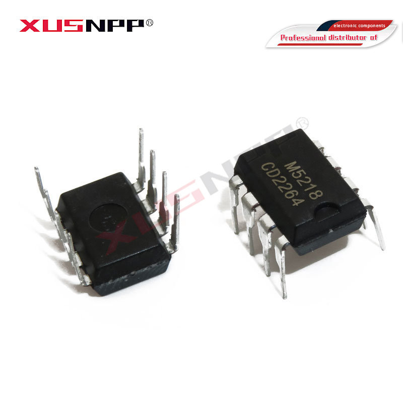 5 ชิ้น M5218AP DIP8 M5218P DIP M5218 DIP-8 ส่วนประกอบอิเล็กทรอนิกส์