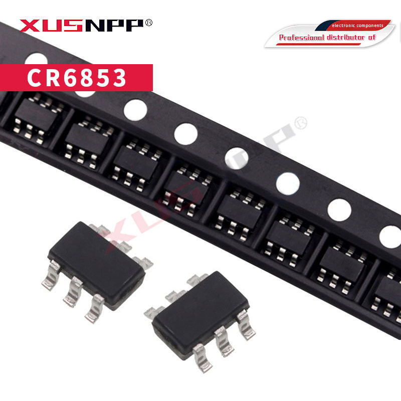 10PCS CR6853 6853 SOT23-6 CR6853B CR6850 CR6855 CR6848 CR6850S CR6855L CR6848S CR6863 ส่วนประกอบอิเล