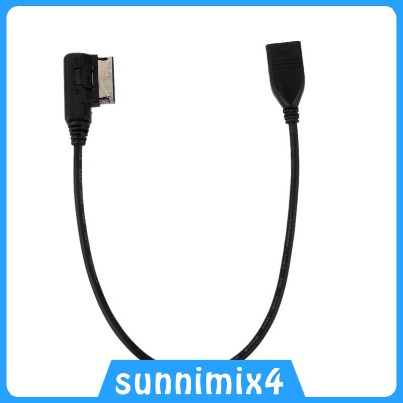 [H2Sports] อินเทอร์เฟซเพลง AMI to USB Adapter Cable สําหรับ A3 A4 Q5 Q7 MK5