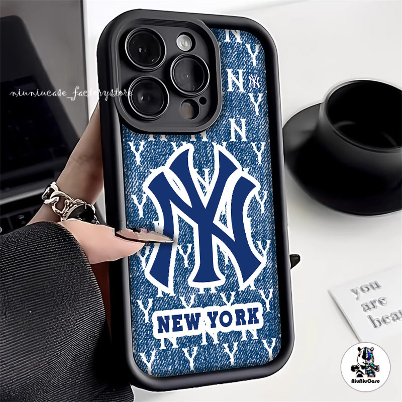 For เคสไอโฟน11 NY เคสโทรศัพท์ For iPhone 11 12 13 14 15 Pro Max XR X XS Max 6 7 8 14 Plus SE TPU Silicone Protective เคส