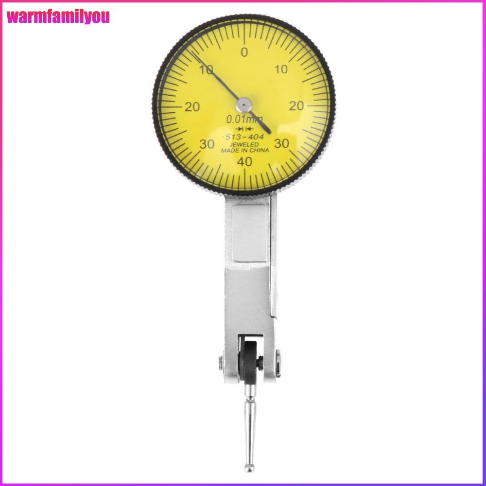 【warmfamilyou 】 ใหม ่ 0-0.8 มม.ความแม ่ นยํากันน ้ ํา Test Lever Indicator Gauge Scale Meter