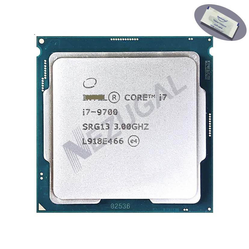 I7-9700 I7 9700 SRG13 3.00 สูงสุด 4.10 Ghz Eight Core 12M 65W LGA1151 โปรเซสเซอร์ CPU