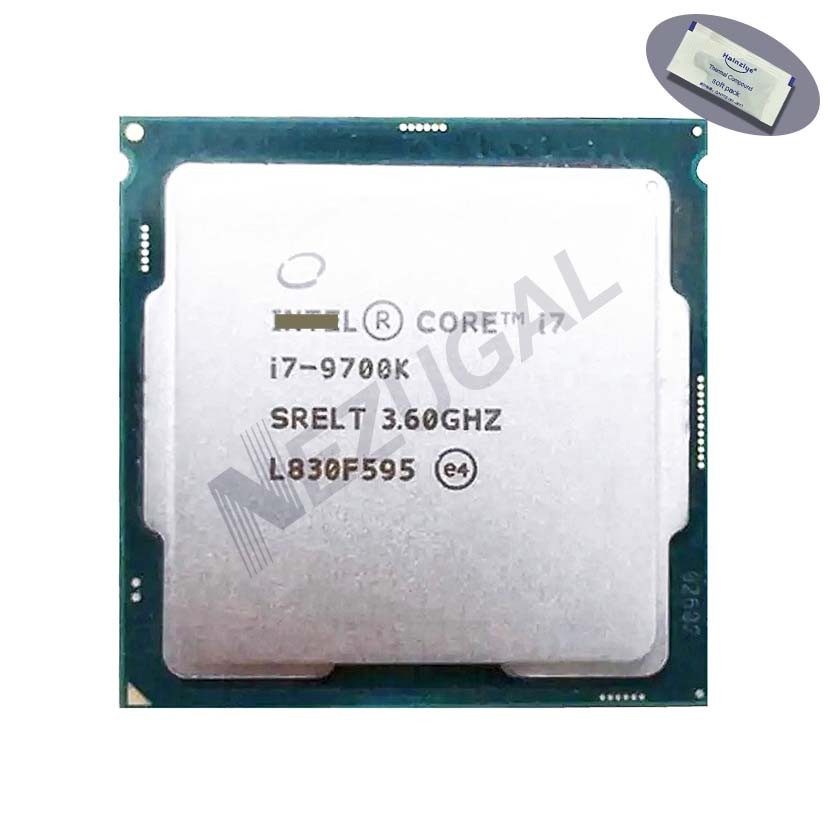 I7-9700K I7 9700K SRG15 SRELT 3.60 สูงสุด 4.90 Ghz Eight Core 12M 95W LGA1151 โปรเซสเซอร์ CPU