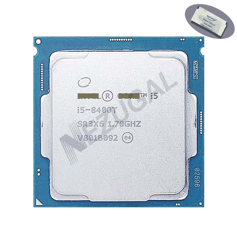 I5-8400T I5 8400T SR3X6 1.10 UP ถึง 3.30 Ghz Six Core 9M 35W LGA1151 CPU โปรเซสเซอร์