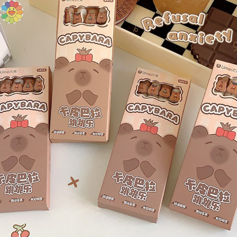 Gogo น ่ ารักการ ์ ตูน Capybara ปากกาเจล 0.5 มม.ปากกาสัตว ์ น ่ ารักปากกาสวยความงามสําหรับโรงเรียนอุปกรณ ์ สํานักงานเครื ่ องเขียน TH