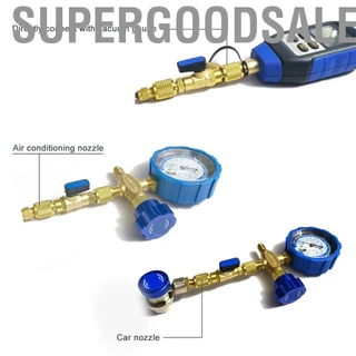 Supergoodsales 753 Brass Ball Valve Refrigeration Adapter Refrigerant