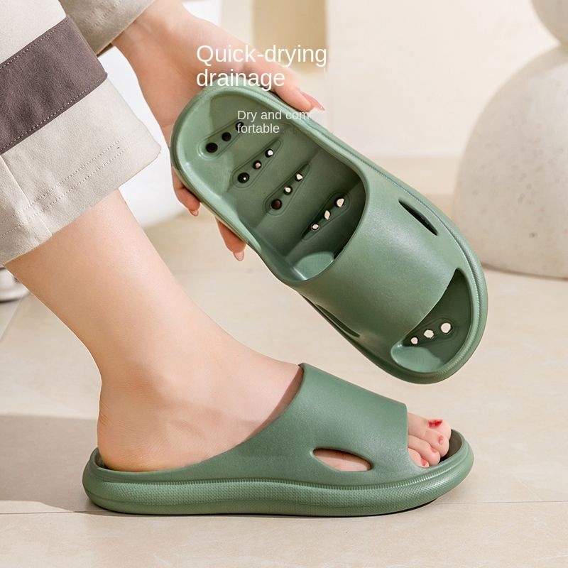 Quick-drying Anti-Slip รองเท ้ าแตะ EVA การออกแบบการรั ่ วไหลรองเท ้ าแตะห ้ องน ้ ําห ้ าดาวเฉพาะ Anti-Slip Antibiotic หนา Soled Brea