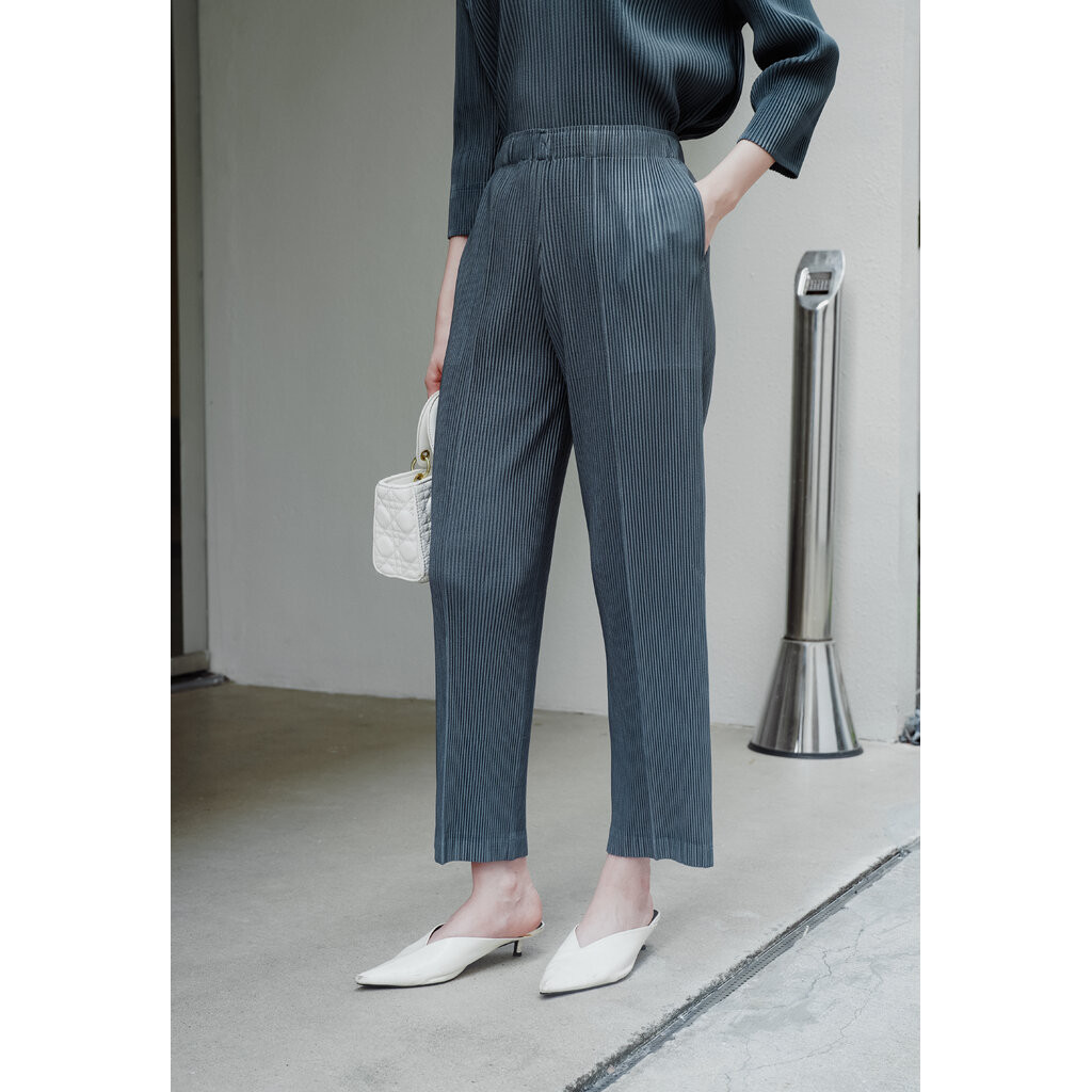ยาว 36 นิ้ว 2MUAY รุ่น GJO5083P กางเกงพลีทคุณภาพ THICK STRAIGHT PLEATED PANTS 8 สี FREE SIZE ราคา ถูกที่สุด ดีลบีเคเค รูปภาพหลัก