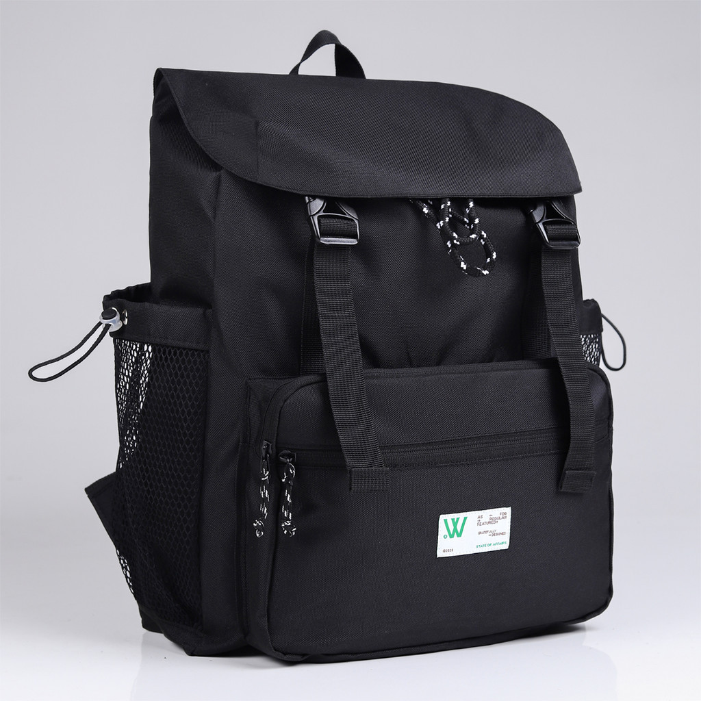 Welldone Backpack - Resistente Backpack สีดํา