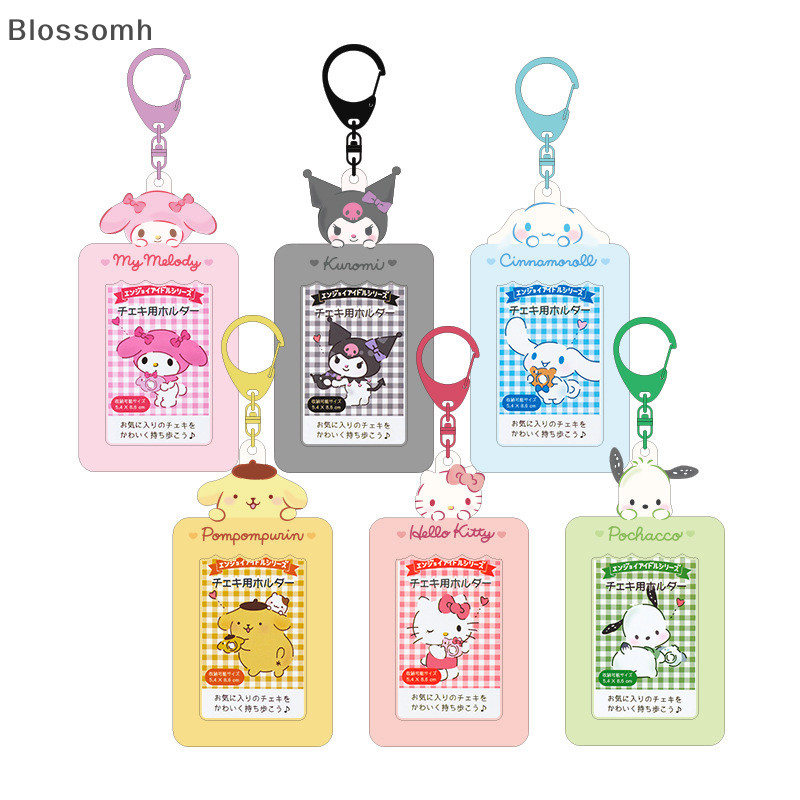 Blossomh น ่ ารักนักเรียนบัตรอาหารผู ้ ถือบัตรรถบัส Id บัตรเครดิตกรณีพวงกุญแจ Sanrios Kawaii Kuromi Pochacco Hello Kitty MyMelody ใหม ่