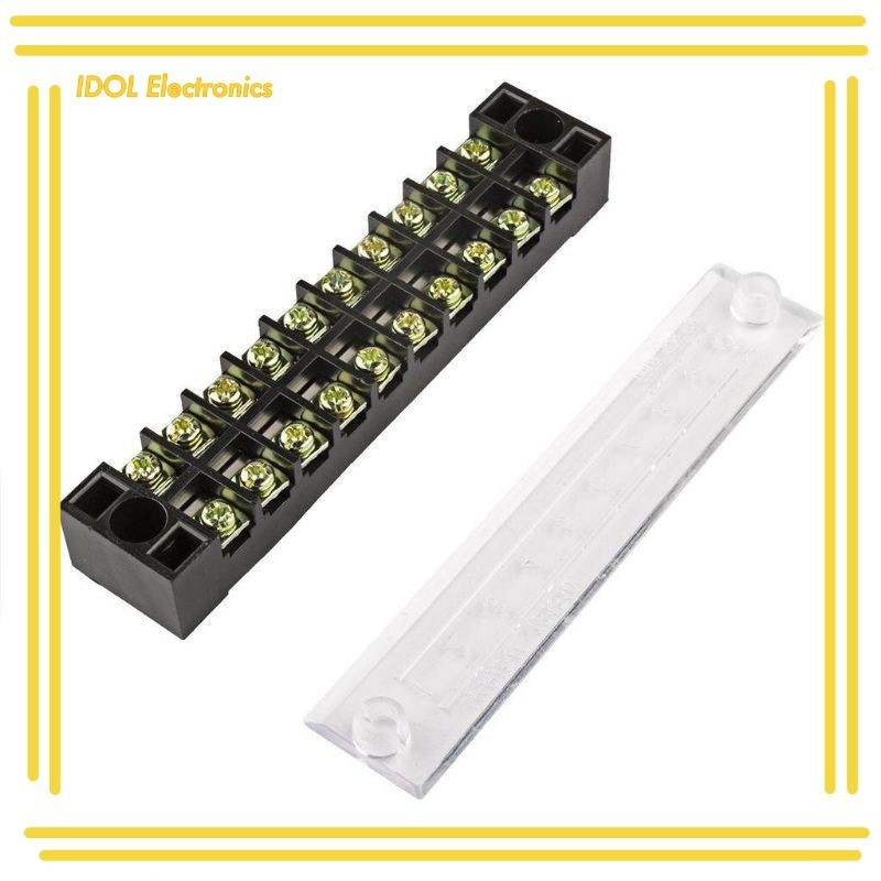 พร้อ​มส่ง​ เทอร์มินอล 10 ช่อง Terminal block 15A TB-1510 tb  1510 ถ่ายจากงานจริง
