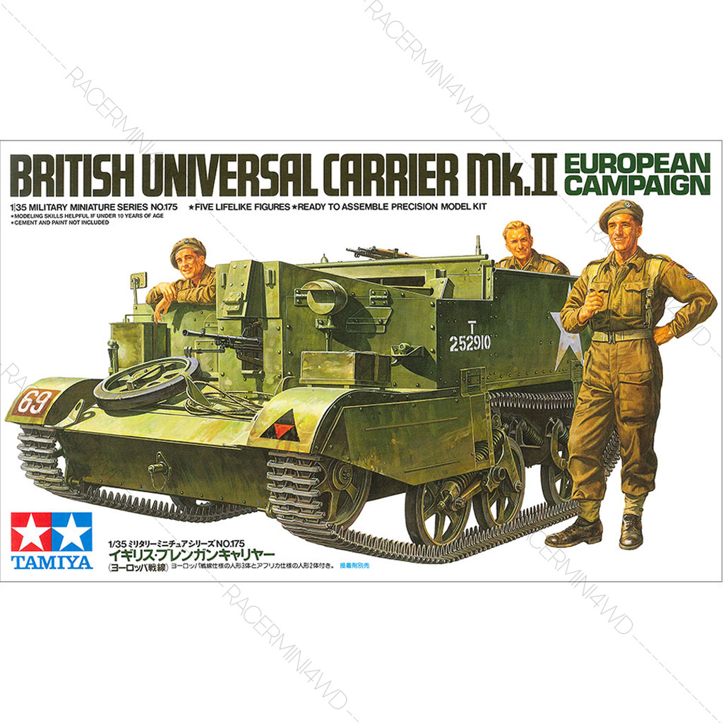 TAMIYA 35175 1/35 Model Kit British Universal Carrier Mk.Ii/European Campaign