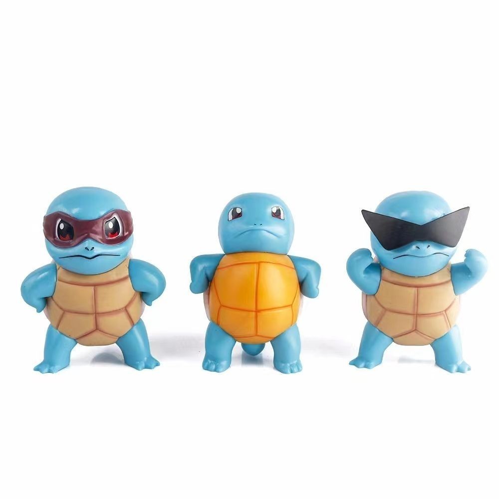 Pokemon Arrogant Jenny Turtle Box Pokémon Pikachu Pokémon Desktop Baby Jewelry Doll Gifts Figure