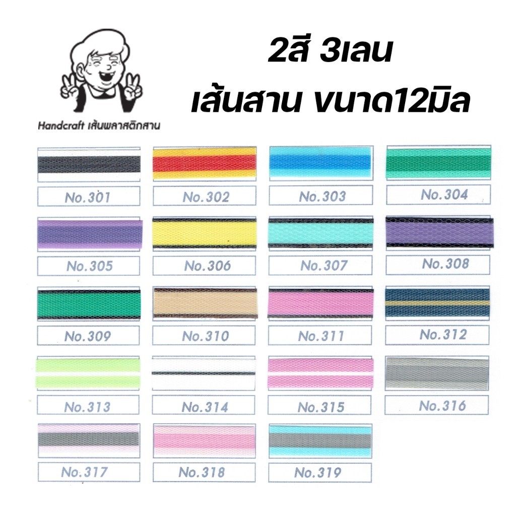 เส้นสานพลาสติกขนาด12มิล 3เลน 2สี เส้นนิ่มสานง่าย เส้นไม่แตก เหมือนกันทั้งหน้าหลัง ส่งเร็วมีของ