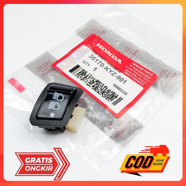 สวิตช์ Beat FI 3 จุด - Beat FI Vario สวิตช์ LED 35170-KYZ-901 อะไหล่รถจักรยานยนต์