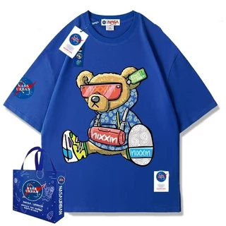 เสื้อยืดพลัสไซส์หลวมมีสไตล์--M-XXXL