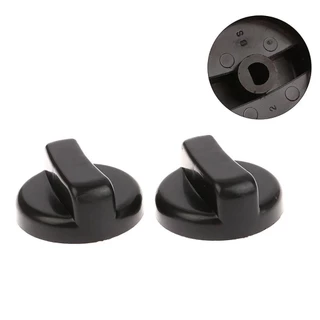 MILD 1/2/5Pcs เตาแก๊สปุ่มควบคุม,เตาอบช่วงทั่วไป Hob ลูกบิด,สําหรับ Benchtop Burner พลาสติก 8 มม.ปุ่มสวิทช์เปลี่ยน