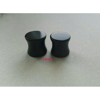 1 คู่อานอะคริลิคหูปลั๊ก Double Flared ต่างหูวัด Unisex