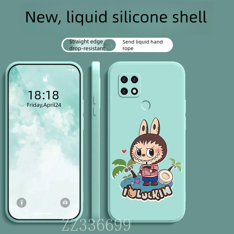 เคส OPPO A15 A15S A35 Labubu เคสโทรศัพท์ซิลิโคนฝาครอบป้องกัน