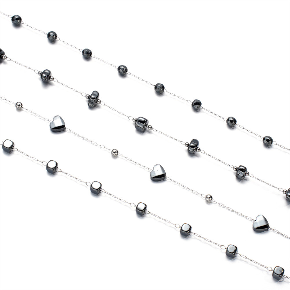 St. kunkka 1M คุณภาพสูง Non-Fading Chain สแตนเลสไม่สม่ําเสมอแม่เหล็กสร้อยคอสําหรับ DIY สร้อยข้อมือสร้อยคอทํา - รูปที่ 7