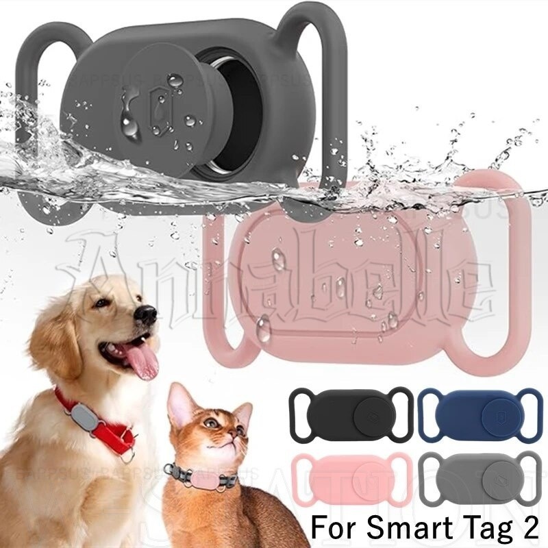 [ร้อน] เข้ากันได้กับ Samsung Galaxy Smart Tag 2 - IPX8 ที่วางติดตามกันน้ํา - สําหรับปลอกคอสัตว์เลี้ยง, กระเป๋า, พวงกุญแจ - Anti-Drop Anti-Scratch Locator Skin Cover