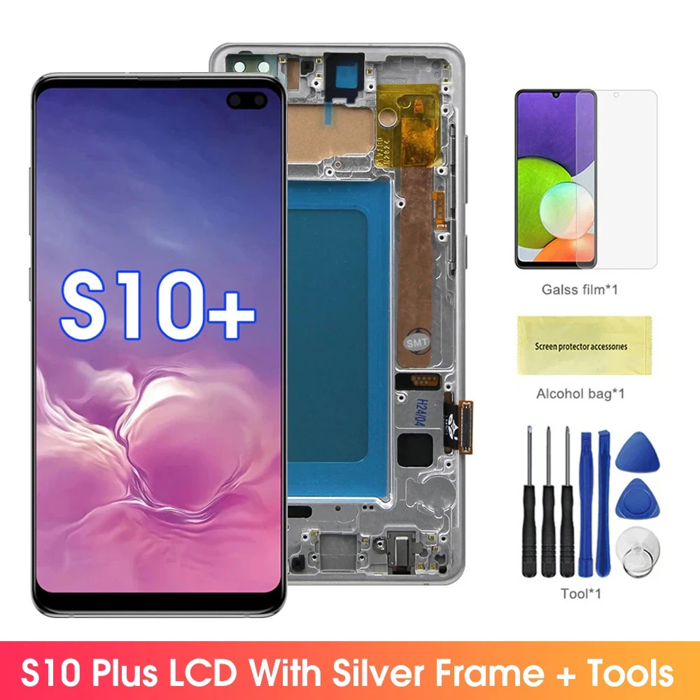 Tft จอแสดงผลสําหรับ Samsung Galaxy S10 Plus G975 จอแสดงผล Lcd Touch Screen Digitizer สําหรับ Samsung Galaxy S10 G973 เปลี่ยน - รูปที่ 5