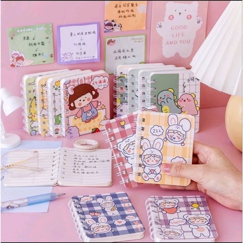 MINI RING A7 NOTE BOOK / NOTE BOOK / A7 BOOK / NOTEBOOK / RING BOOK / PRACTICAL A7 NOTEBOOK
