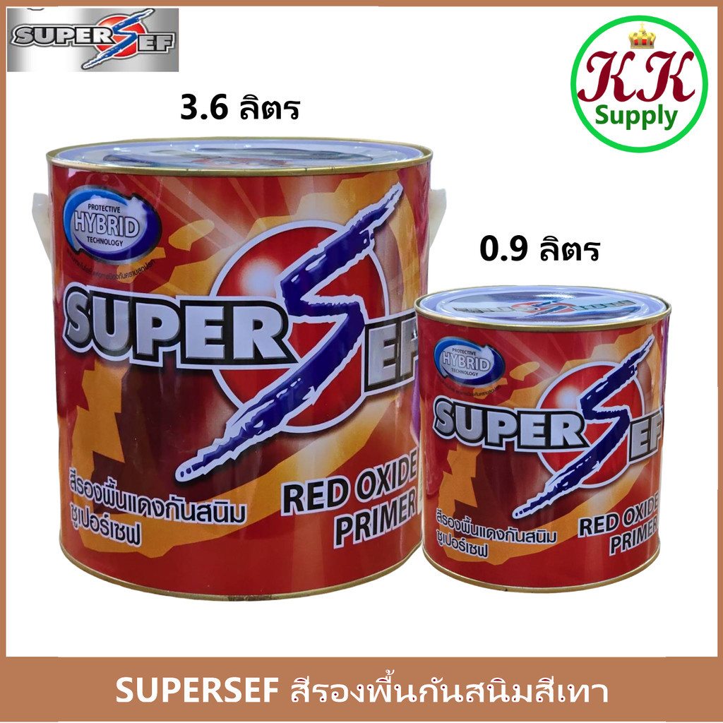 Maxzo สีรองพื้นกันสนิมแดง ซูเปอร์เซฟ Red Oxide Primer G1024 สีรองพื้นแดงกันสนิมเกรดประหยัด