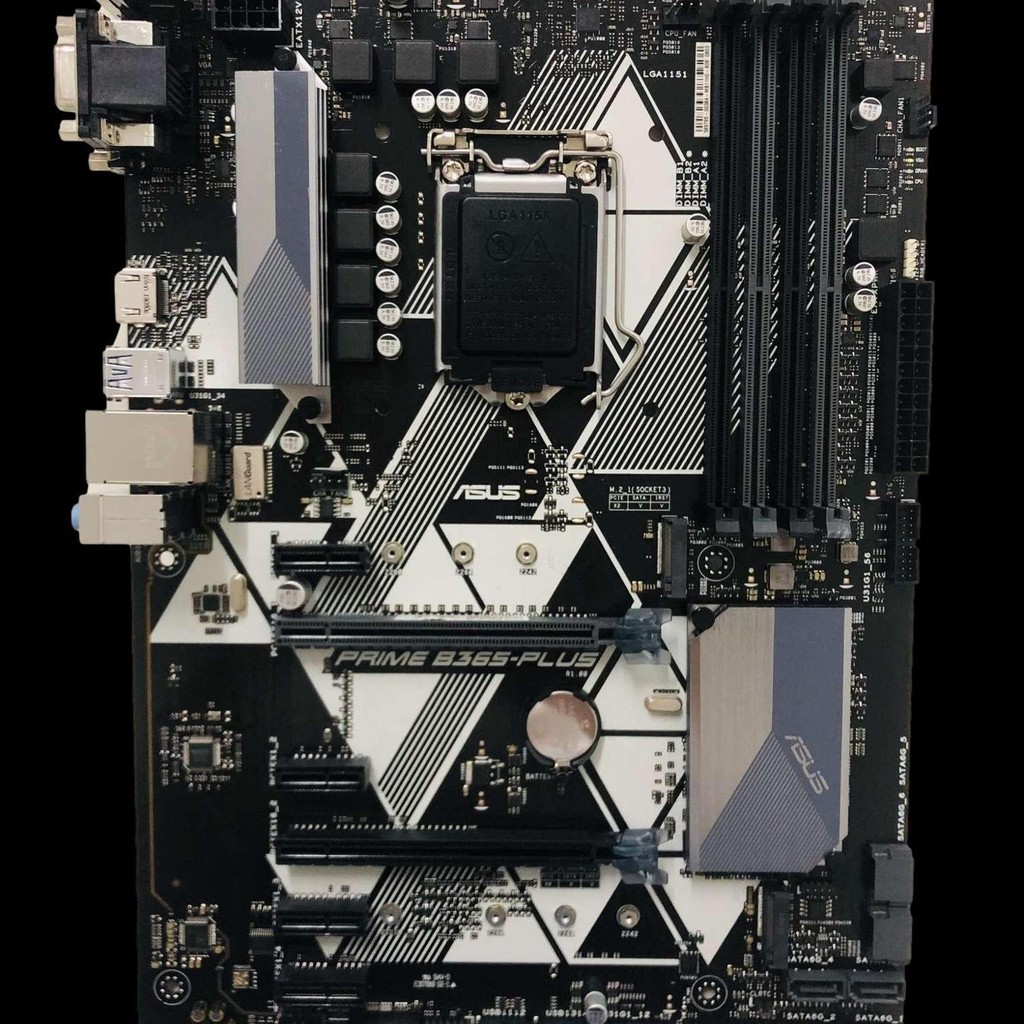 Asus/prime เมนบอร์ดคอมพิวเตอร์เดสก์ท็อป B365-PLUS รองรับรุ่นที่8รุ่นที่9 CPU W7ระบบ