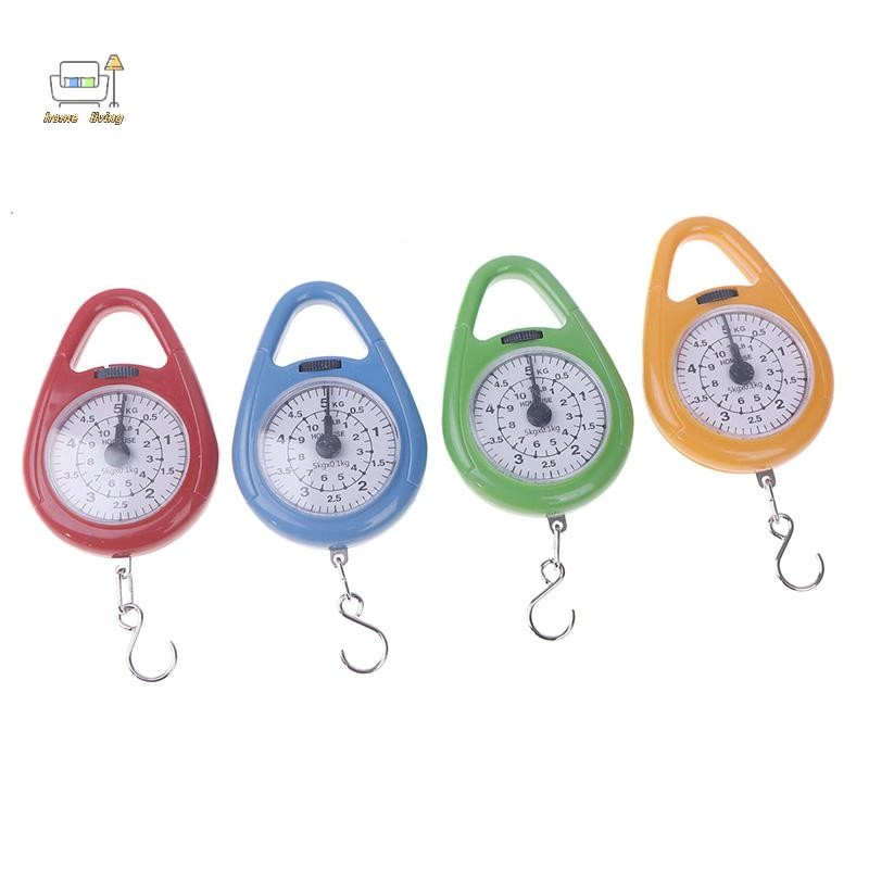 Openw Mini Pointers Digital Hanging Hook Spring Scale กระเป๋าเดินทางแบบพกพาเครื่องชั่งน้ําหนักขนาดตกปลา 5 กก.ความจุอาหารขนาดดี
