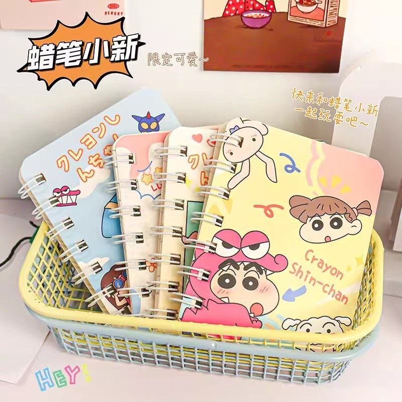 A7 Coil Notebook Anime Series KT Kawaii Kuromi การ์ตูนนักเรียนแบบพกพาโน้ตบุ๊คเด็กของขวัญ - รูปที่ 4