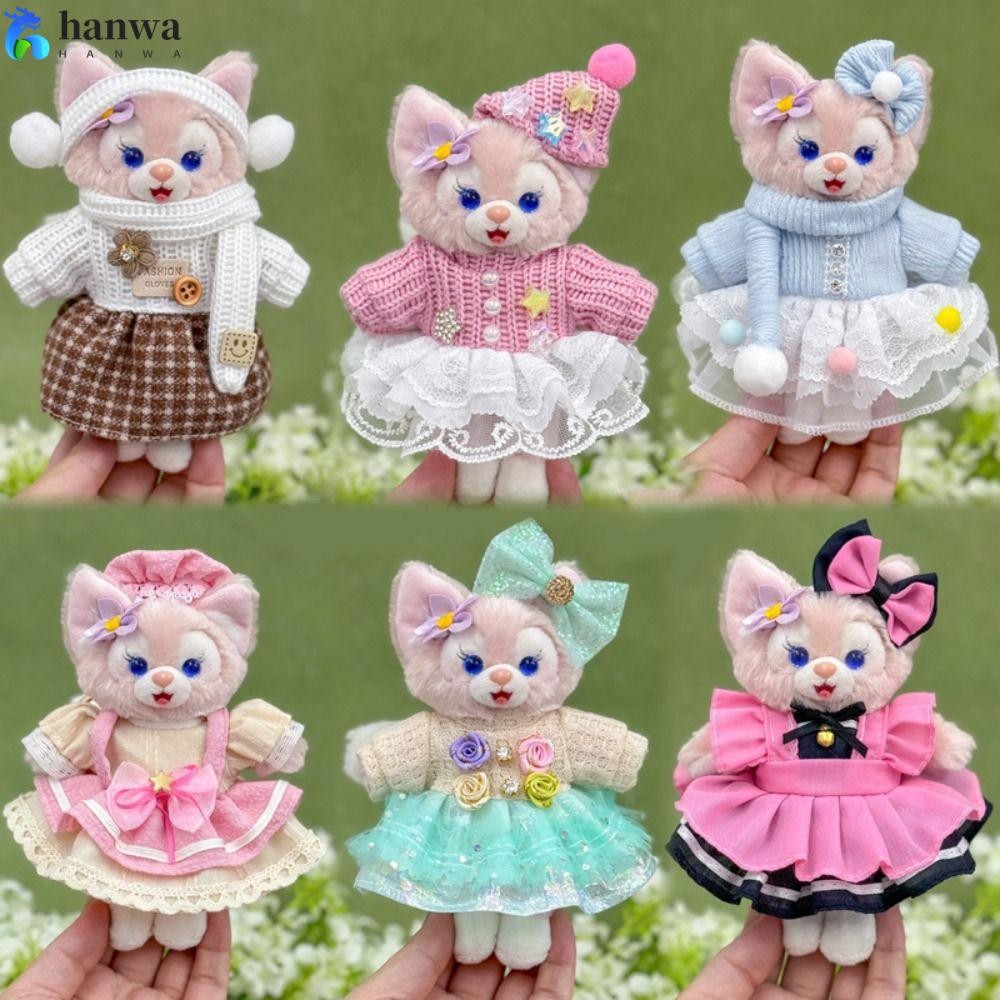 Hanwa Linabelle ตุ๊กตา Sundress, ผ้าฝ้ายหลายสี StellaLou ชุดตุ๊กตา, Kawaii ผ้าตุ๊กตาอุปกรณ์เสริมกระโปรงของขวัญ