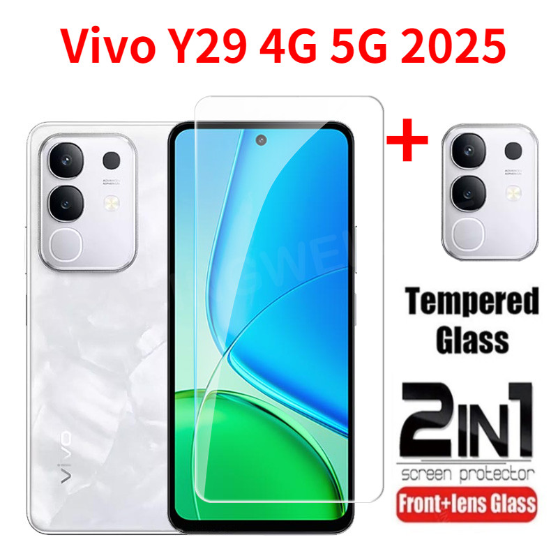 ฟิล์มกระจกนิรภัยสําหรับVivo Y29 Vivo Y39 VivoY29 VivoY39 Y29t Y29s Y29T Y29S Y04 4G 5G 2025 ป้องกันห