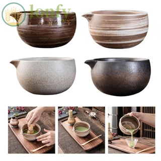 LONFY การจัดส่งในท้องถิ่น
 ชามมัทฉะเซรามิก 580ml เครื่องมือพ…