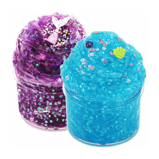 Crystal Mermaid Slime Kit 180ml ของเล่นบรรเทาความเครียดสําหร…
