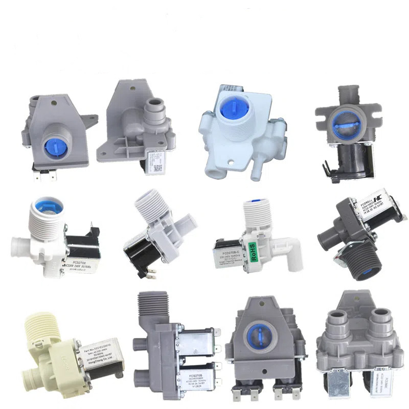 Rongshida/panasonic/hill/power/sanyomei เครื่องซักผ้า Inlet Valve Solenoid Valve Universal FCD270D, No. 3 FCD360A4, No. 4 Trapezoidal Double-Nose FCS360C, No. 10 Flat-Nose Double-Nose FCS360A, No. ข้องอแนวตั้ง 11 FCD270B-C, No. 12 One Large Small-Nozzle F