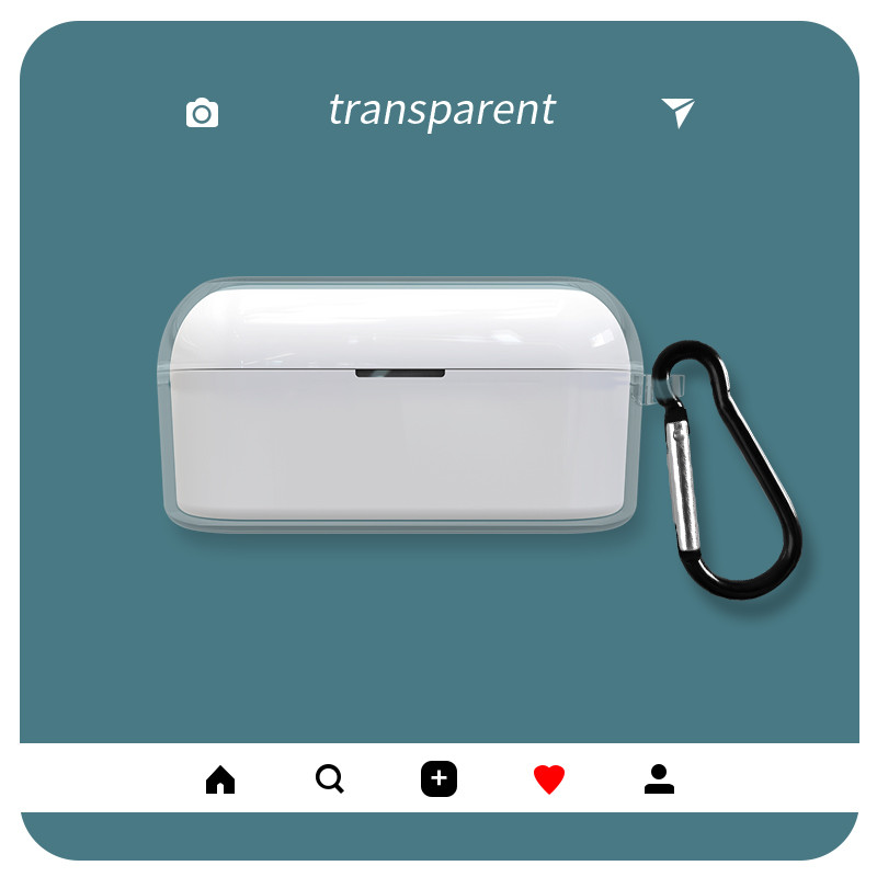 Stock Readytransparent TPU Headphone Case เข้ากันได้กับ Panasonic Technics EAH-AZ100 พร้อมพวงกุญแจ