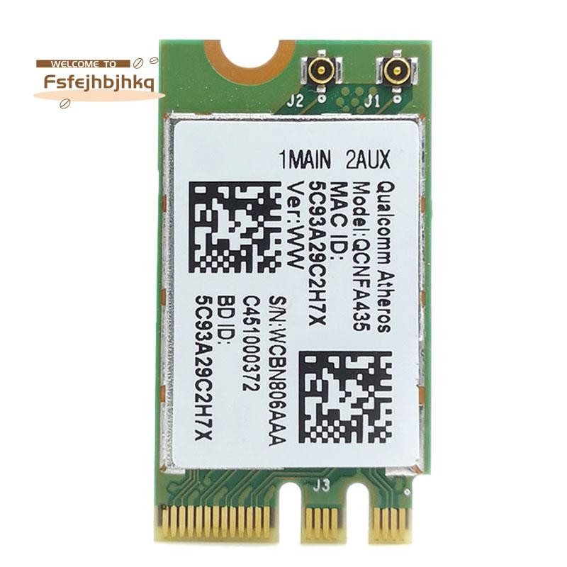 fsfejhbjhkqWireless อะแดปเตอร์สําหรับ Qualcomm Atheros QCA9377 QCNFA435 802.11AC 2.4G/5G NGFF WIFI C