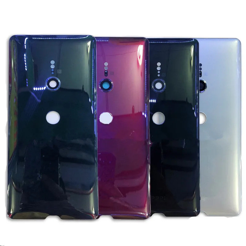 ฝาหลังสําหรับ Sony Xperia XZ3 H8416 H9436 H9493 แบตเตอรี่ซ่อมประตูโทรศัพท์เปลี่ยนด้านหลัง + โลโก้เลน