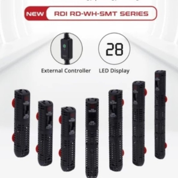 Aquarium เครื่องทําน้ําอุ่นสมาร์ทเครื่องทําความร้อน RDI RD WH SMT 50 WATT 75 WATT 100 WATT 150 WATT 