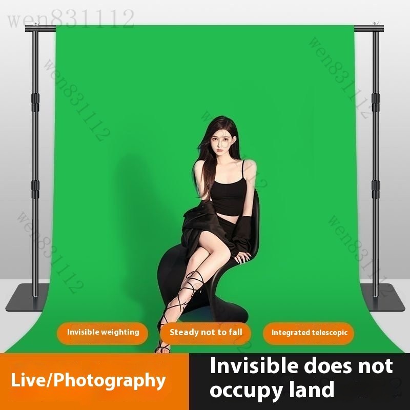 Live Streaming Green Screen Horizontal Rod Vertical Rod Extendable Photography Background Stand Phot