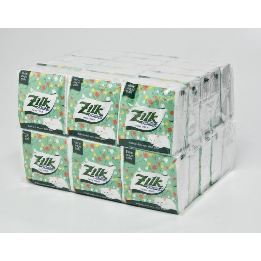 ซิลค์ กระดาษเช็ดหน้า แบบป๊อปอัพ 50 แผ่น (แพ็ค30ห่อ) *ZK32573