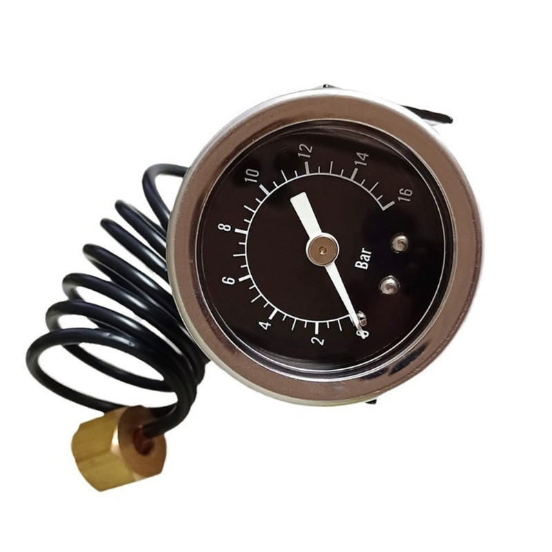 SPT * 16 Bar เครื่องวัดความดัน Espresso Machine Gauge เครื่องวัดความดันโลหะ Precision Manometer เนื้อโลหะสําหรับกาแฟ