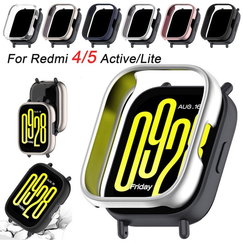 Pc Hollow สําหรับ Redmi Watch 5 Active & Lite Shell กันชนป้องกันสําหรับ Redmi Watch5/4 ไม่มีแก้ว