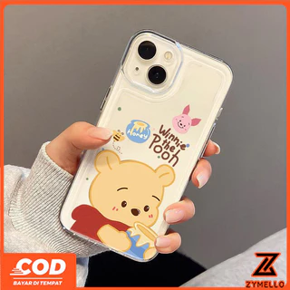 สําหรับ OPPO Reno 16F 15F 14F13F Reno 13 Pro V70 Y05 A6 PRO A6X A3 A5X A5 5G A3X A5 PRO A3 PRO V60 LITE V50 Y04 Y29 เคสโทรศัพท์ TPU หมีพูห์น่ารักการ์ตูน