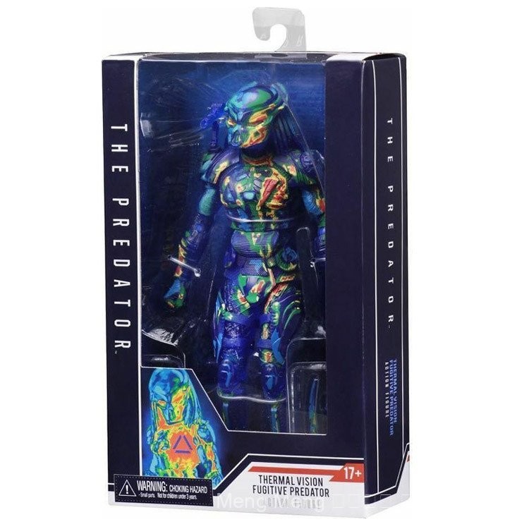 รุ่นภาพยนตร์ NECA Predator 2018 รุ่น Thermal Predator ขนาด 7 นิ้ว โมเดลฟิกเกอร์เคลื่อนไหวได้