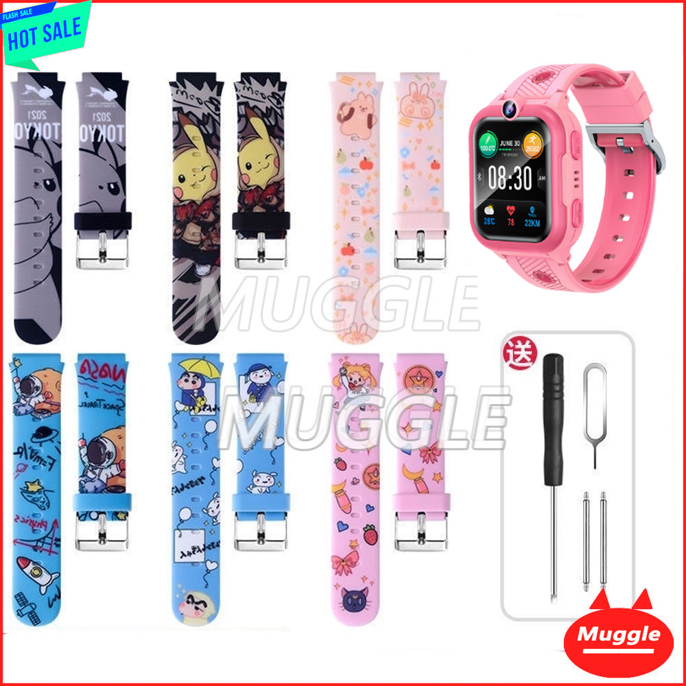 สาย Awei H30 AWEI H29 เด็กสมาร์ทนาฬิกาการ์ตูนพิมพ์สายนาฬิกาสายรัดข้อมือสายรัดข้อมือ AWEI H30 H29 สาย